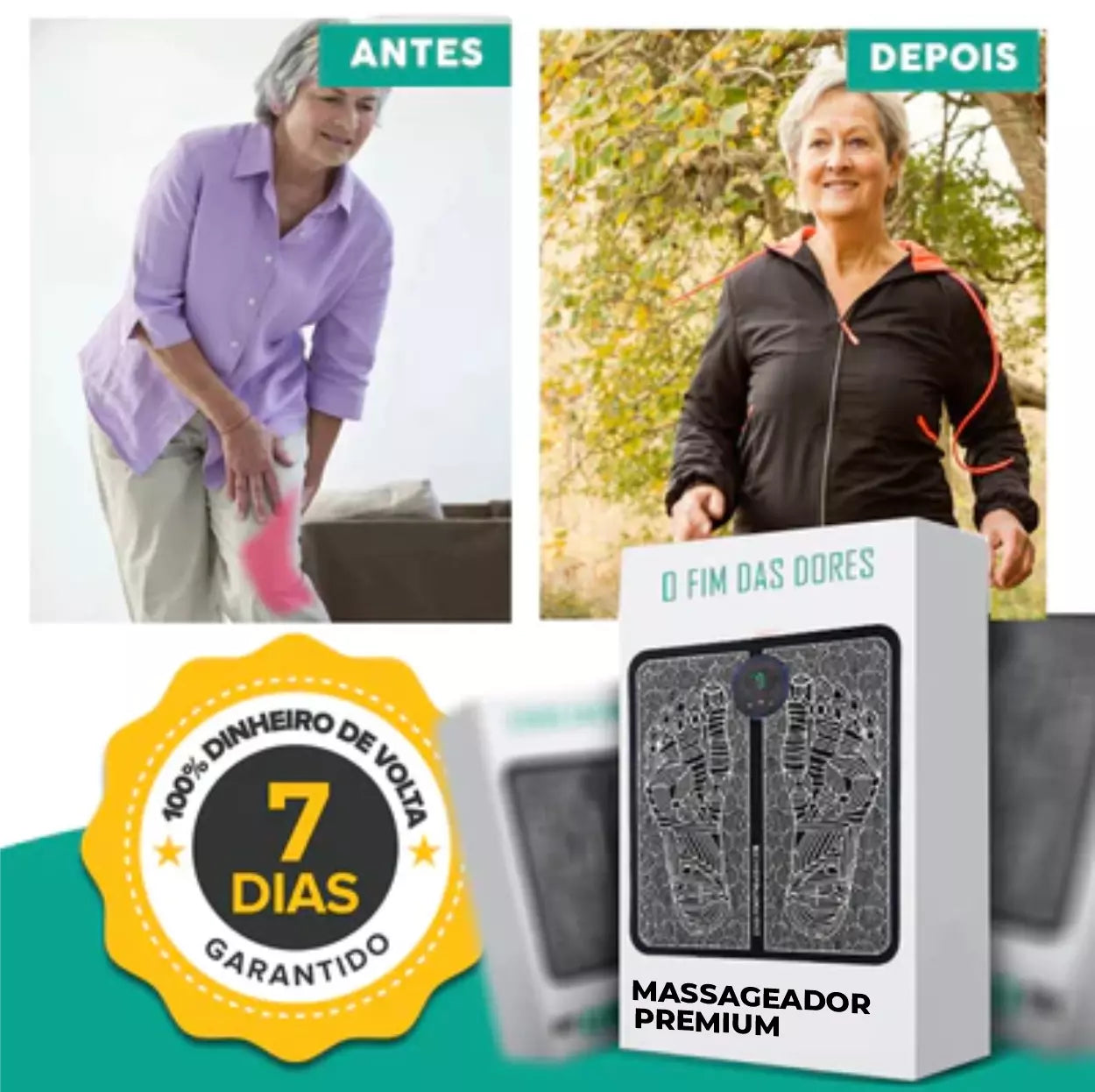 Tapete Massageador Premium - Reduz Dores e Inchaços + Frete Grátis + Envio Imediato + Brinde
