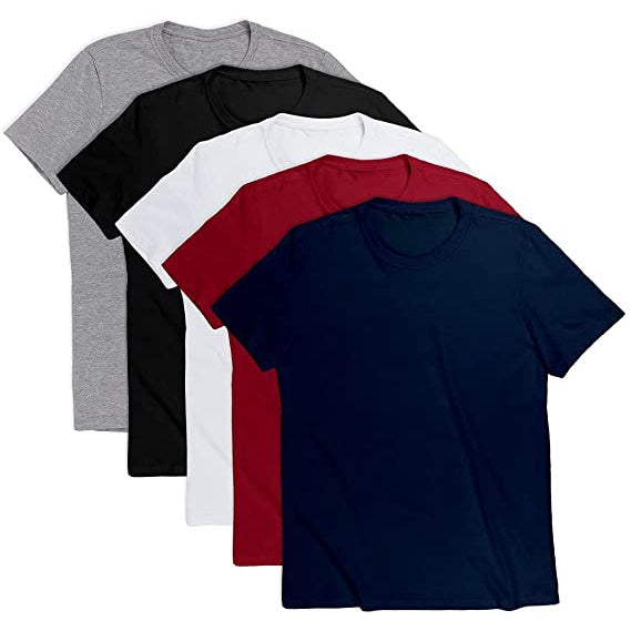 Kit 3 Camisetas Masculinas Lisa 100% Algodão Básica Casual + Frete Grátis + Envio Imediato + Brinde