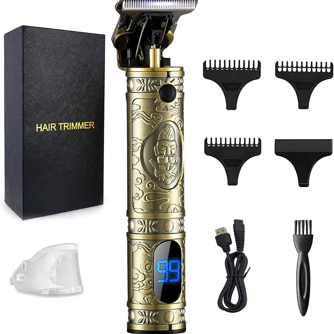Máquina de Barbear e Cortar Cabelo Profissional HairPro Recarregável + Frete Grátis + Envio Imediato + Brinde.