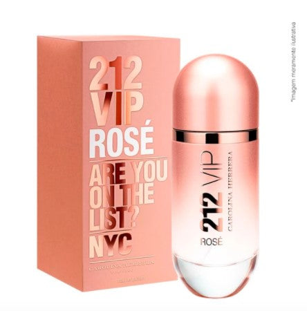 Perfume CH 212 VIP Rosé Feminino 100ml + Frete Grátis + Envio Imediato + Brinde