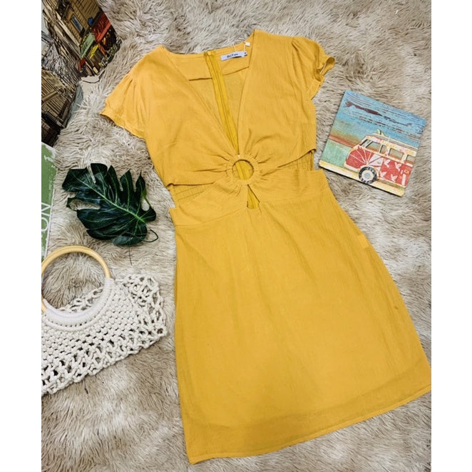 Vestido de Verão Curto sem Manga Tecido Liso + Frete Grátis + Envio Imediato + Brinde