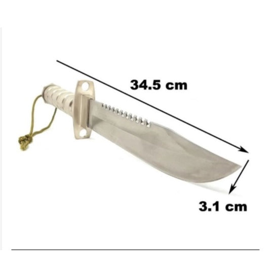 Faca Rambo Tática Militar Sobrevivência Pesca Caça + Frete Grátis + Envio Imediato + Brinde