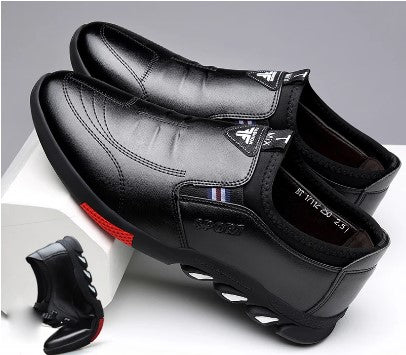Sapato Esportivo Moderno Casual em Couro + Frete Grátis + Envio Imediato + Brinde