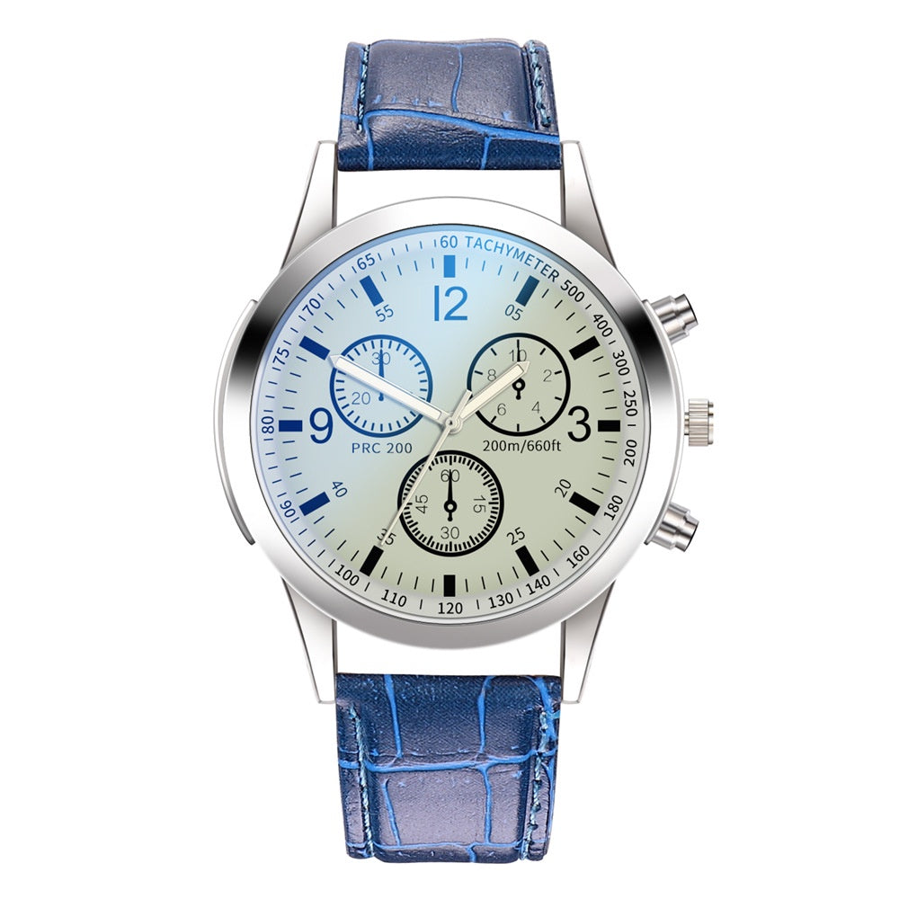Relógio Masculino Pulseira de Couro Casual e Estiloso + Frete Grátis + Envio Imediato + Brinde