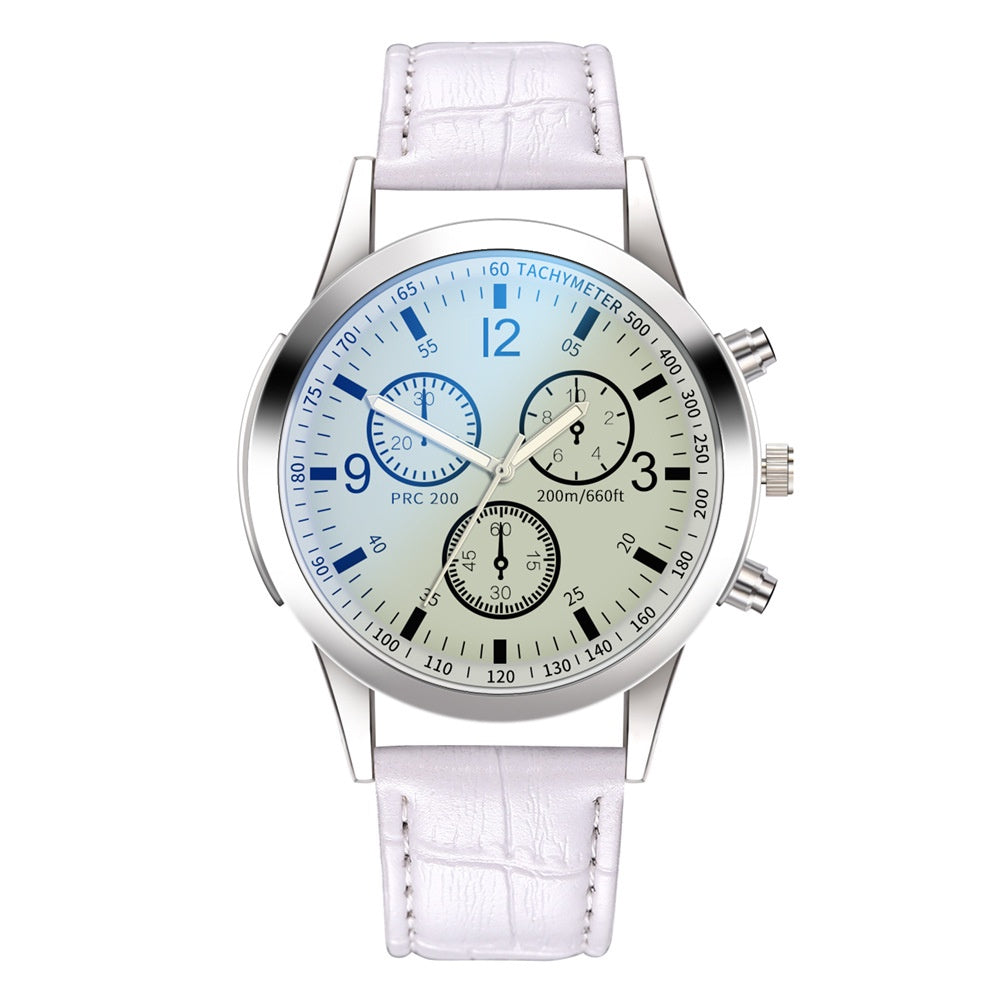 Relógio Masculino Pulseira de Couro Casual e Estiloso + Frete Grátis + Envio Imediato + Brinde