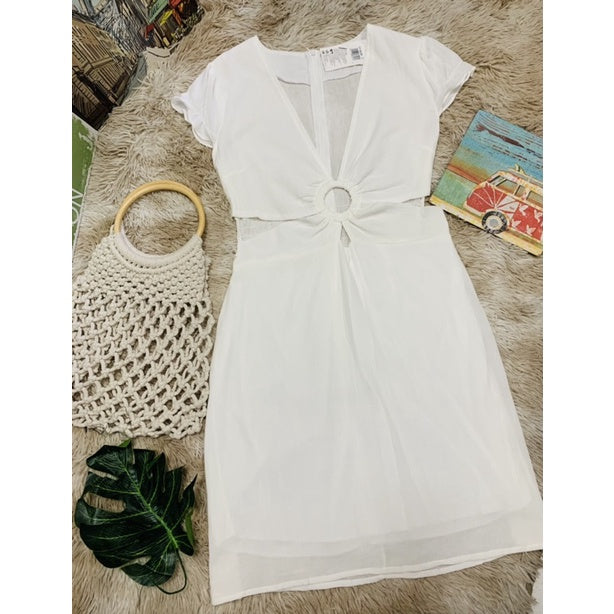 Vestido de Verão Curto sem Manga Tecido Liso + Frete Grátis + Envio Imediato + Brinde