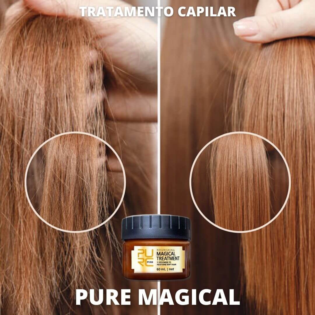 Máscara de Tratamento Mágico - Pure Magical - Cabelos Macios - FRETE GRÁTIS + ENVIO IMEDIATO