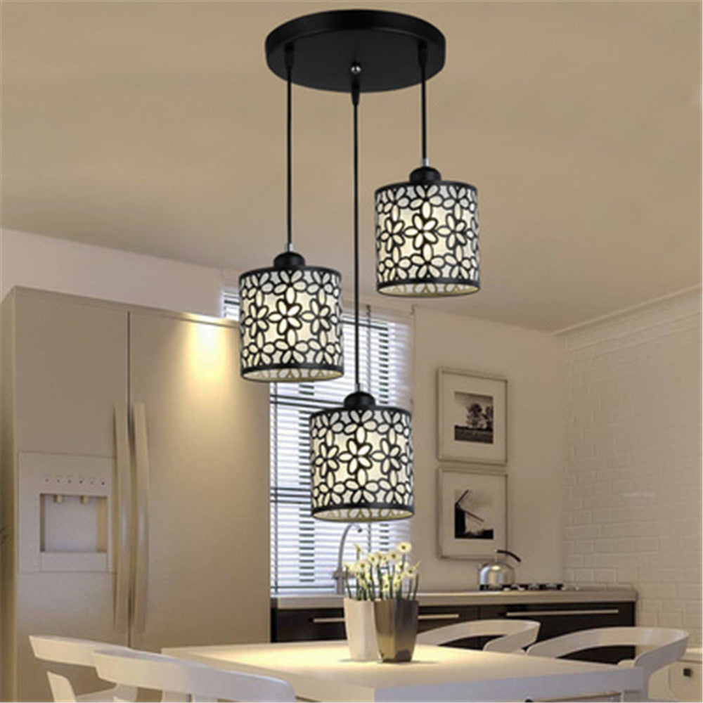 Lustre Pendente de Ferro Moderna Teto de LED Sala de Jantar Mega Mulher store