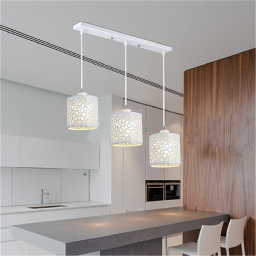 Lustre Pendente de Ferro Moderna Teto de LED Sala de Jantar Mega Mulher store