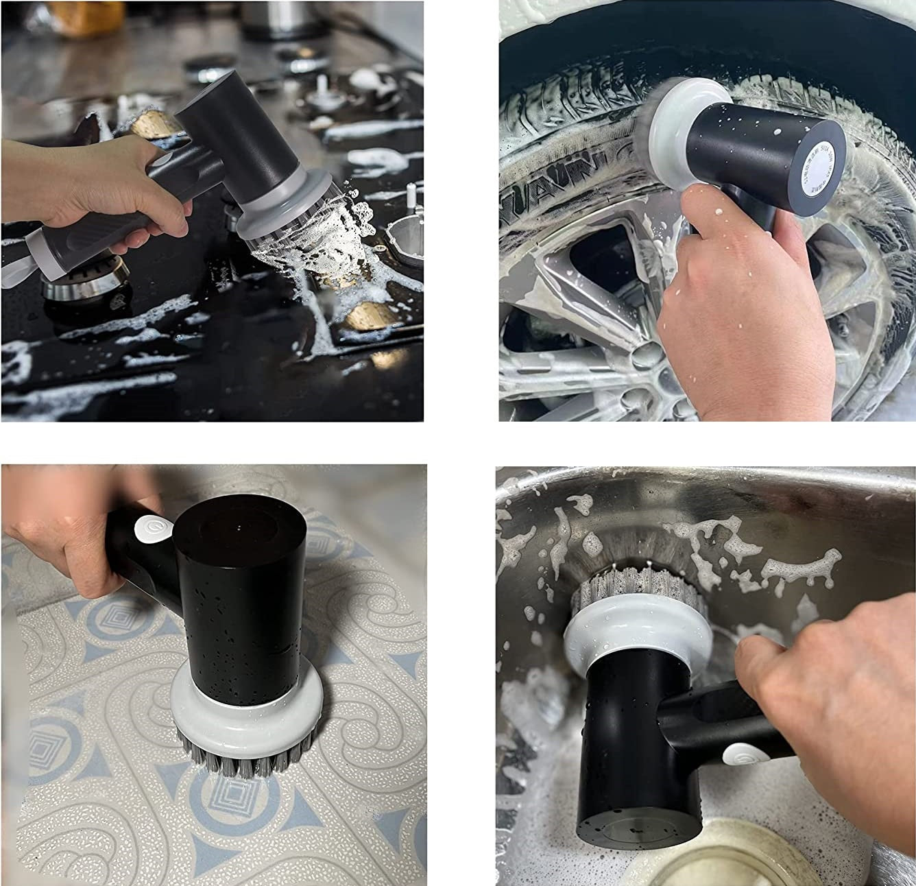 Escova de Limpeza Elétrica Sem Fio + Frete Grátis + Envio Imediato + Brinde