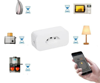 Tomada Inteligente Monitor Temporizador Google Alexa + Frete Grátis + Envio Imediato + Brinde