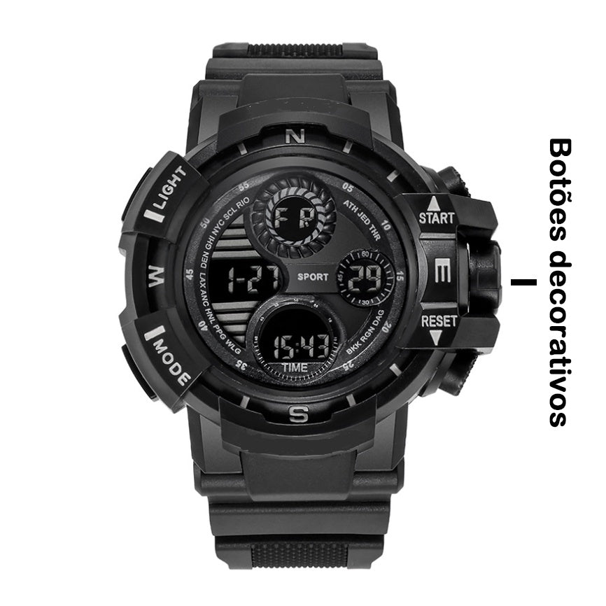 Relógio Sports Masculino Fashion + Frete Grátis + Envio Imediato + Brinde