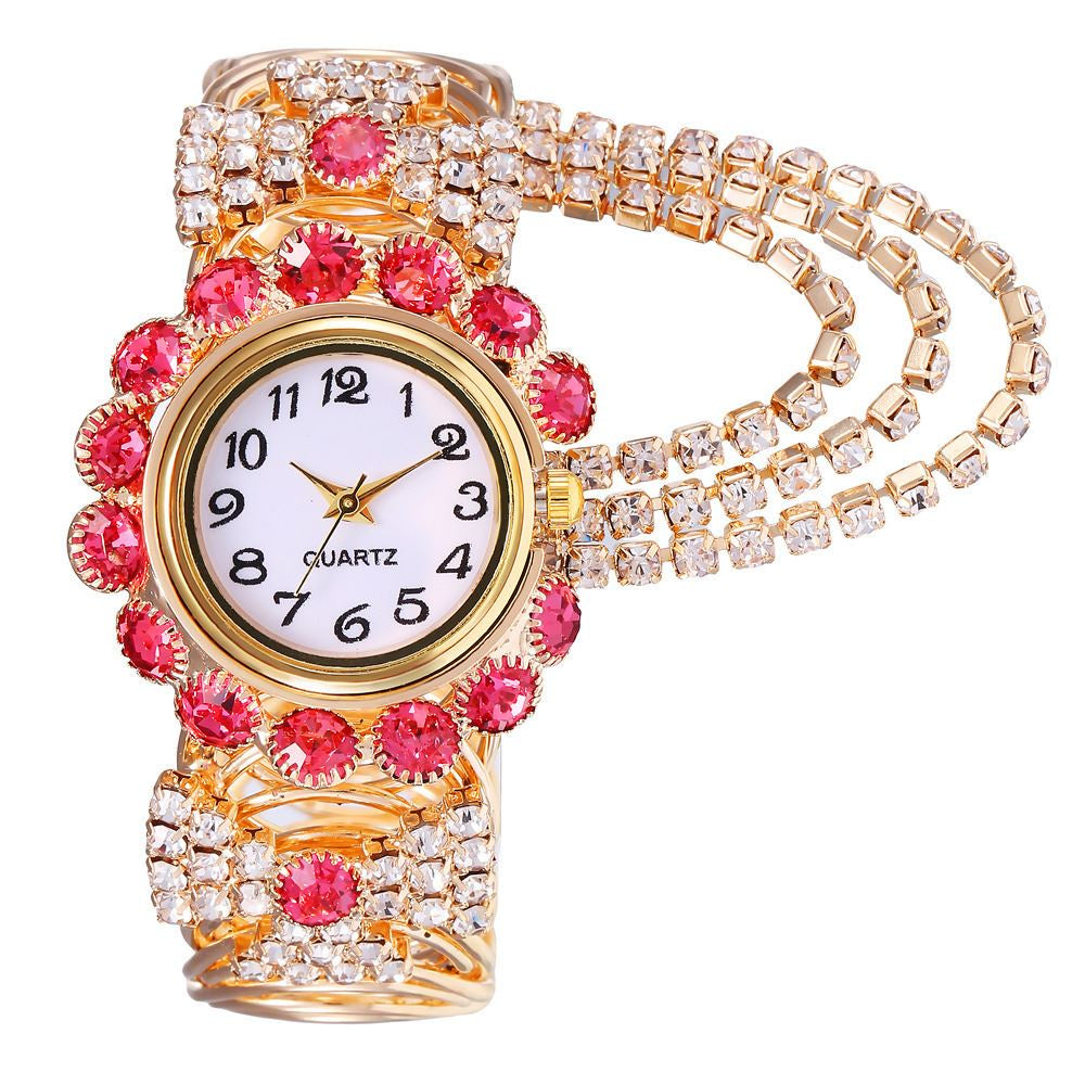 Relógio Feminino Quartzo Diamante + Frete Grátis + Envio Imediato + Brinde