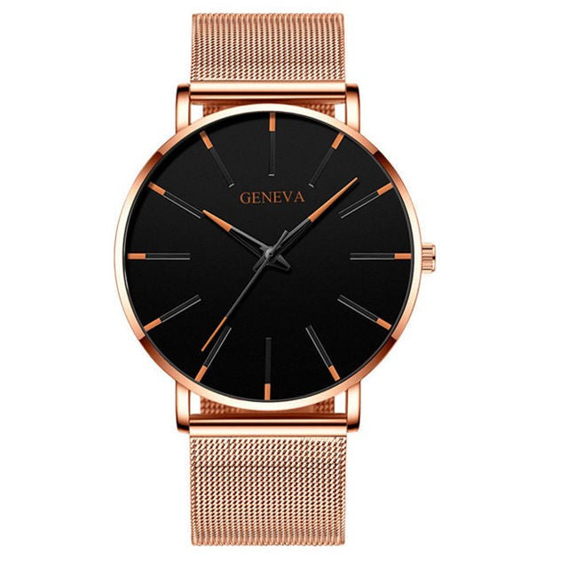 Relógio Geneva Unissex + Frete Grátis + Envio Imediato + Brinde