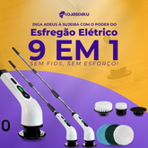 Esfregão Elétrico 9 Em 1 Sem fio - Frete Grátis + Envio Imediato