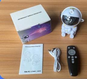 Mini Projetor De Luz Noturna De Astronauta + Envio Imediato + Frete Grátis