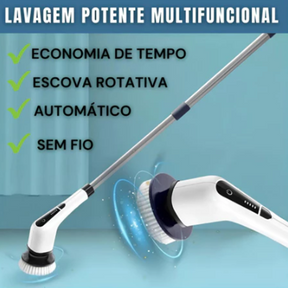 Esfregão Elétrico 9 Em 1 Sem fio - Frete Grátis + Envio Imediato