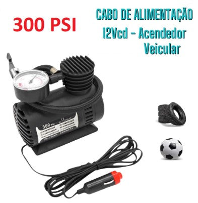 Mini Compressor Portátil + Frete Grátis + Envio Imediato