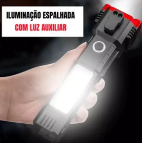 LANTERNA TÁTICA INDESTRUTÍVEL 4 EM 1 - ULTRA POTÊNCIA - FRETE GRATIS + ENVIO IMEDIATO