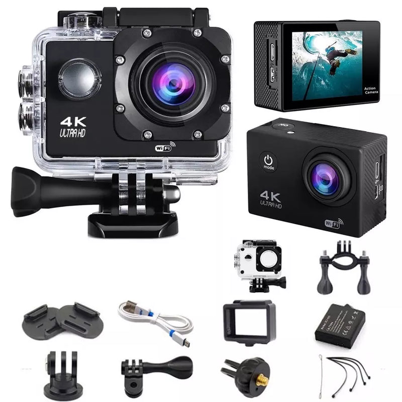 Mini Câmera Filmadora Sport 4k Wi-fi HD 12mp Resistente à Água + Frete Grátis + Envio Imediato + Brinde