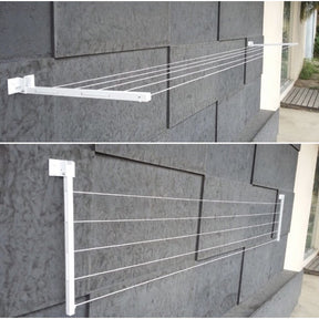 Varal de Roupa Retrátil Parede Muro Apartamento Casa até 4mt + Frete Grátis + Envio Imediato + Brinde