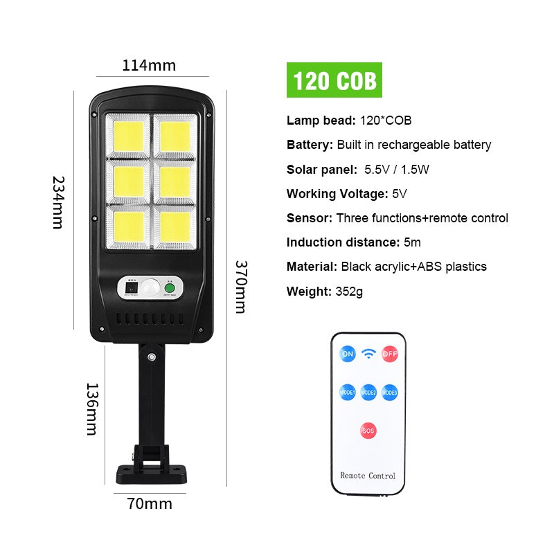 Refletor Solar Parede Sensor de Movimento Resistente à Água + Frete Grátis + Envio Imediato + Brinde