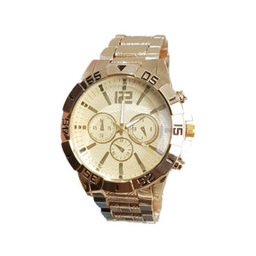 Relógio Casual Masculino Alta Performance + Pulseira Dourada