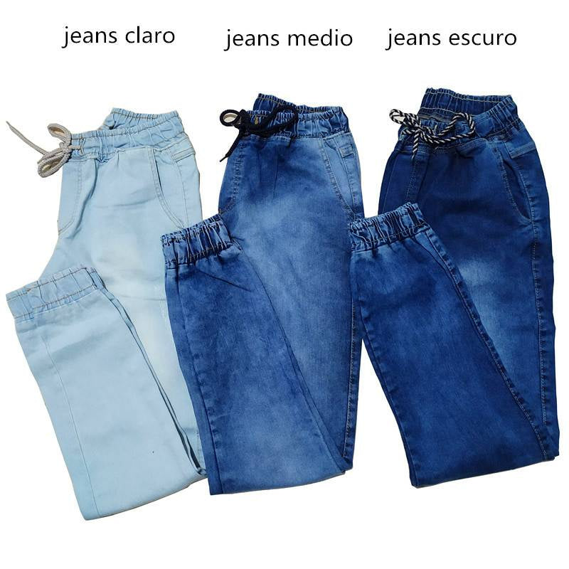 Kit 3 Calças Jeans Camufladas Rasgadas Masculina Jogger com Punho Lycra + Frete Grátis + Envio Imediato + Brinde