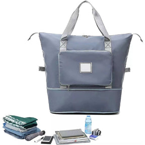 Mala de Viagem Dobrável Grande Capacidade + Frete Grátis + Envio Imediato + Brinde