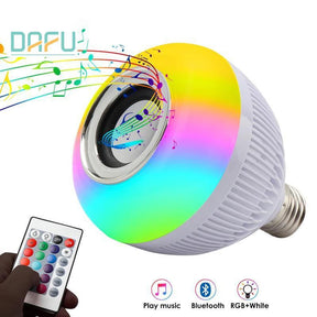 Lâmpada Bluetooth Led Caixa de Som com Controle 12w + Frete Grátis + Envio Imediato + Brinde