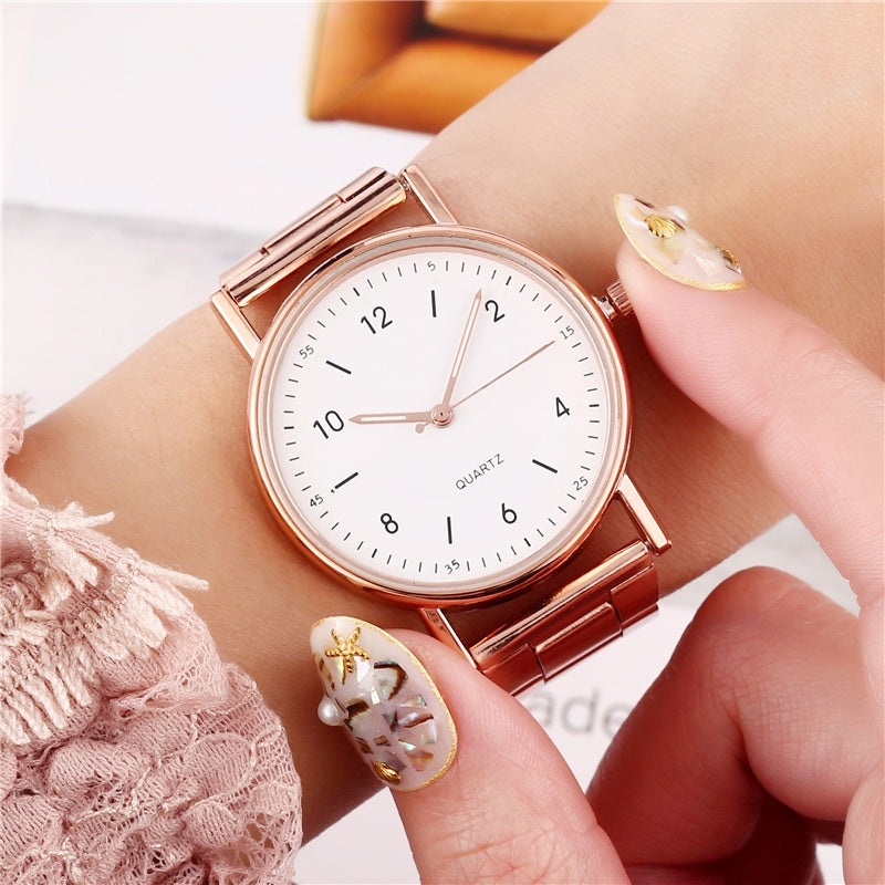 Relógio Feminino Luxuoso de Quartzo Casual + Frete Grátis + Envio Imediato + Brinde