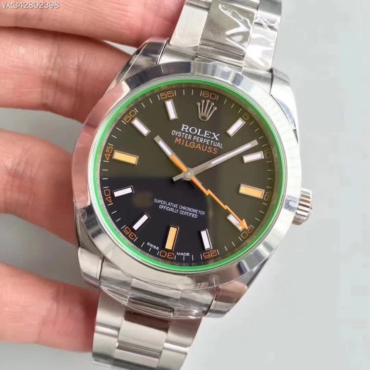 Relógio Rolex Milgauss Lightning Series Unissex Réplica + Agulha + Frete Grátis + Envio Imediato + Brinde