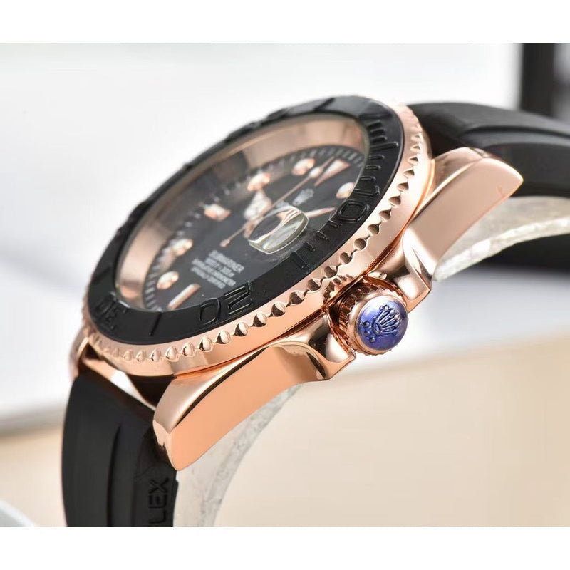Relógio Rolex Quartzo Ouro Casual Masculino + Frete Grátis + Envio Imediato + Brinde