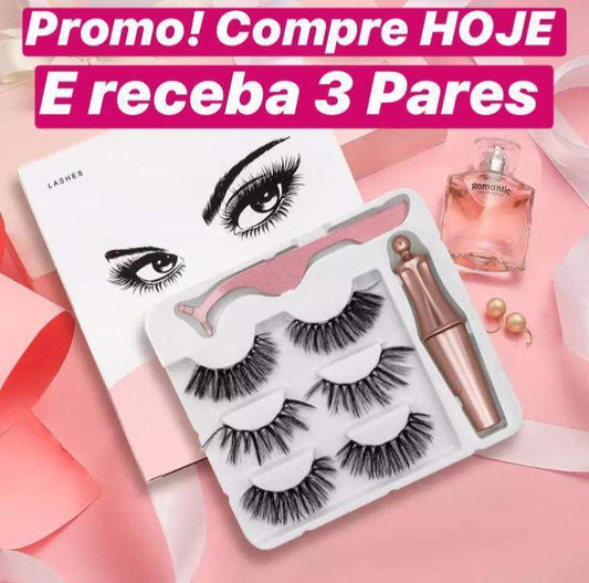 Cílios Magnéticos + Frete Grátis + Envio Imediato +Bônus Desconto