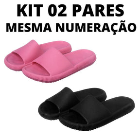 Compre 1 Leve 2 Pares Chinelo Confort Feminino + Frete Grátis + Envio Imediato + Brinde