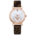 Relógio Louis Vuitton de Couro Feminino Casual + Frete Grátis + Envio Imediato + Brinde