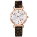 Relógio Louis Vuitton de Couro Feminino Casual + Frete Grátis + Envio Imediato + Brinde