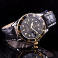 Relógio Rolex Masculino Quartzo Pulseira Couro Luxo + Frete Grátis + Envio Imediato + Brinde
