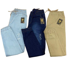 Kit 3 Calças Jeans Camufladas Rasgadas Masculina Jogger com Punho Lycra + Frete Grátis + Envio Imediato + Brinde