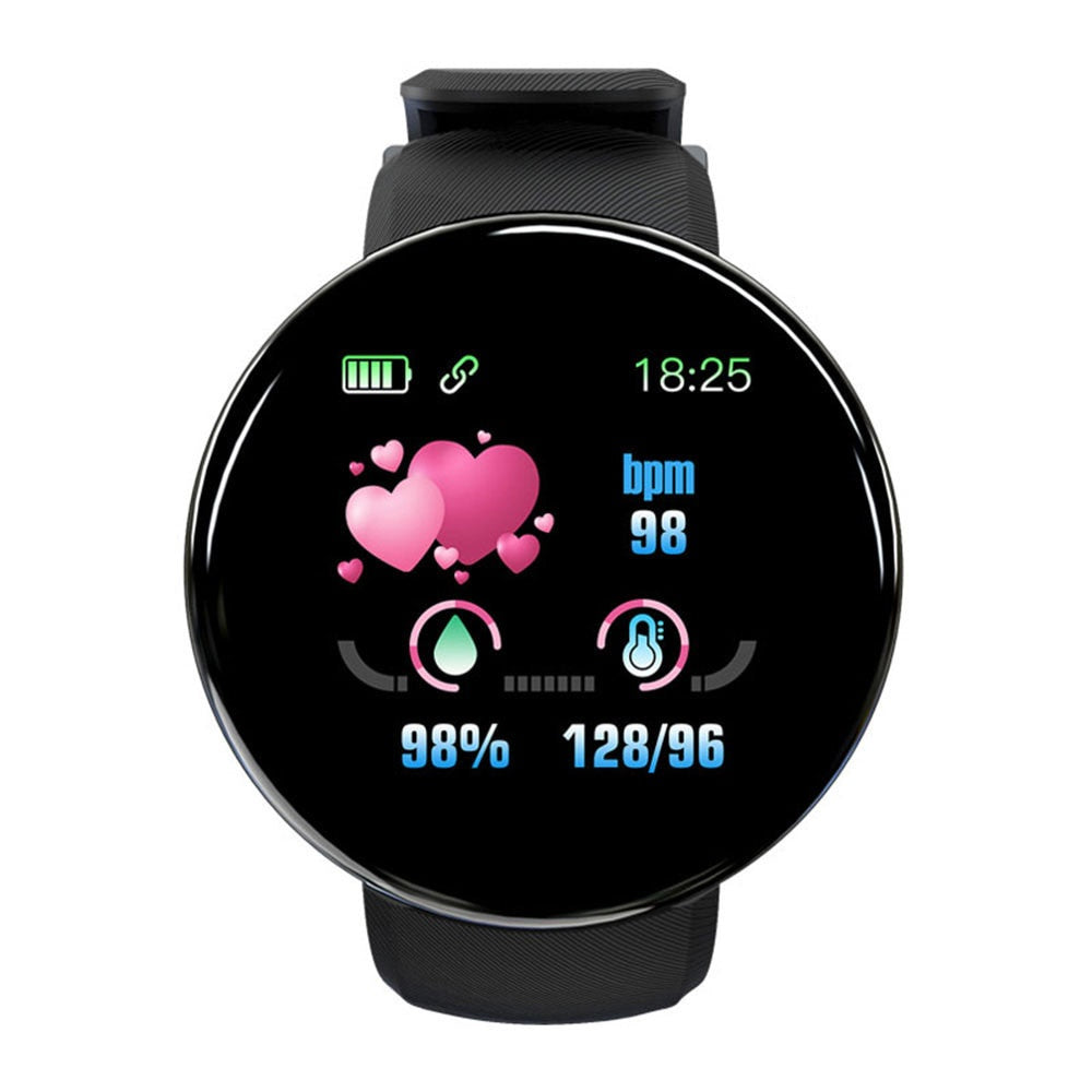 Smartwatch Inteligente D18 Unissex Resistente à Água + Frete Grátis + Envio Imediato + Brinde