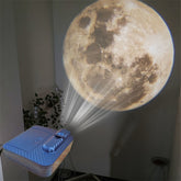Lâmpada de Projeção Noturna Lua + Frete Grátis + Envio Imediato + Brinde