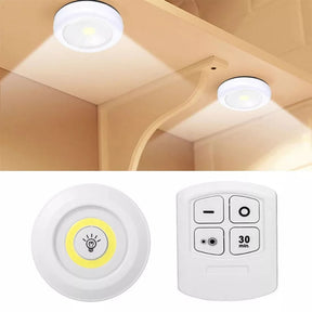 Kit 3 Lâmpadas Luminárias Controle Remoto Led Sem Fio + Frete Grátis + Envio Imediato + Brinde
