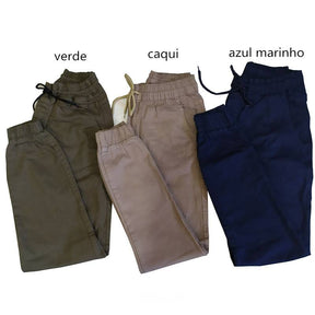 Kit 3 Calças Jeans Camufladas Rasgadas Masculina Jogger com Punho Lycra + Frete Grátis + Envio Imediato + Brinde