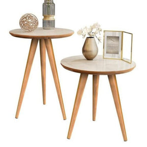 Kit 2 Mesas Retrô Premium + Envio Imediato + Brinde (Móveis Decoração)