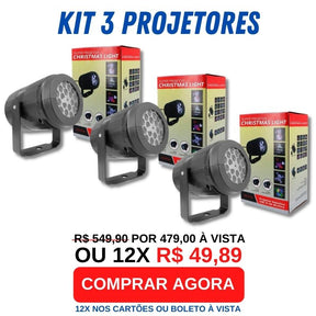 Projetor Christmas Light Laser Resistente à Água Original + Frete Grátis + Envio Imediato + Brinde