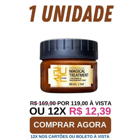 Máscara de Tratamento Mágico - Pure Magical - Cabelos Macios - FRETE GRÁTIS + ENVIO IMEDIATO