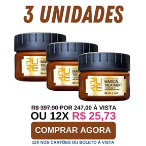 Máscara de Tratamento Mágico - Pure Magical - Cabelos Macios - FRETE GRÁTIS + ENVIO IMEDIATO
