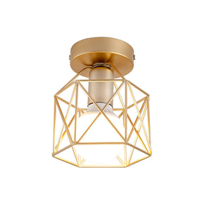 Luminária Decoração de Teto Estilo Nórdico Minimalista Dourado Mega Mulher store 