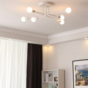 Luminária Nordic Moderna Minimalista Arte LED Lâmpada de Teto Mega Mulher store 