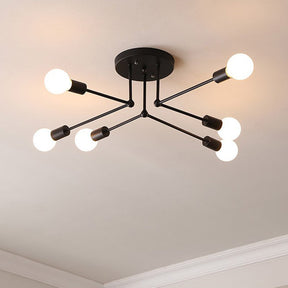 Luminária Nordic Moderna Minimalista Arte LED Lâmpada de Teto Mega Mulher store 